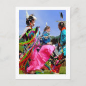Indiaanse dans briefkaart (Voorkant)