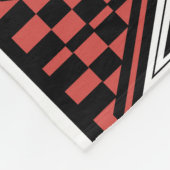 Indiaanse etnische illustratie fleece deken (Hoek)