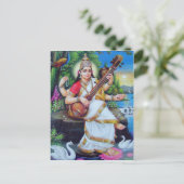 indiaanse god briefkaart (Staand voorkant)