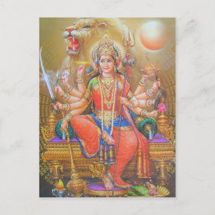 indiaanse god briefkaart