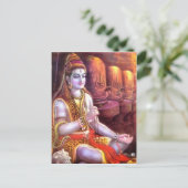 indiaanse god briefkaart (Staand voorkant)