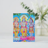 indiaanse god briefkaart (Staand voorkant)