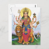 indiaanse god briefkaart (Voorkant / Achterkant)