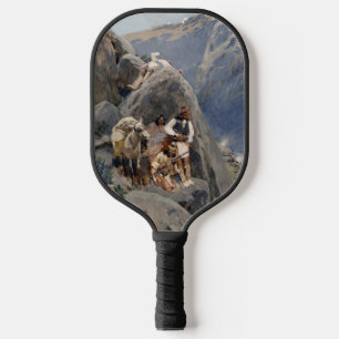 Indiaanse Iconen: Apache Krijgers, Amerikaanse Cav Pickleball Paddle