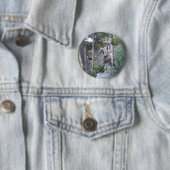 Indiaanse Indiaanse chef met paard afbeelding Ronde Button 5,7 Cm (In situ)
