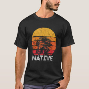 Indiaanse Indiaanse opperhoofd paard rijden pijl r T-shirt