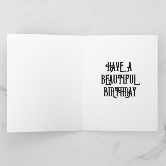 INDIAANSE INDIAANSE VROUW VERJAARDAG GROET KAART (Binnen)