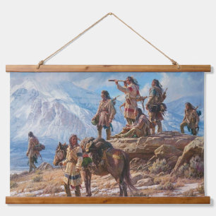 Indiaanse Indiaanse zuidwestelijke kunst muur Hangend Wandkleed