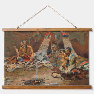 Indiaanse Indiaanse zuidwestelijke kunst muur Hangend Wandkleed