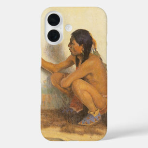  Indiaanse indianenartiest door Couse iPhone 16 Hoesje