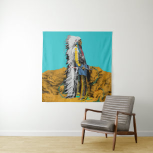 Indiaanse Lakota Sioux Wandtapijt Wandkleed