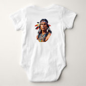 Indiaanse man romper (Achterkant)