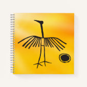 Indiaanse Phoenix Thunderbird Notitieboek (Voorkant)