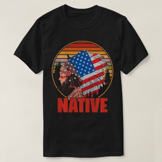  Indiaanse Pride American T-shirt (Design voorkant)