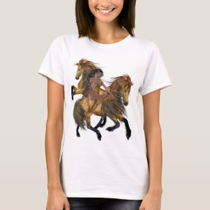 Indiaanse prinses en hengsten Shirt