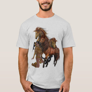 Indiaanse prinses en hengsten Shirt