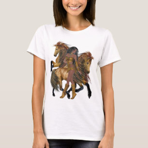 Indiaanse prinses en hengsten Shirt