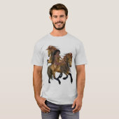 Indiaanse prinses en hengsten Shirt (Voorkant volledig)