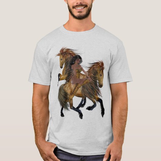 Indiaanse prinses en hengsten Shirt (Voorkant)