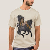 Indiaanse prinses en hengsten Shirt (Voorkant)