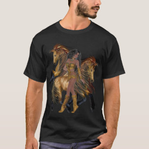 Indiaanse prinses en hengsten Shirt