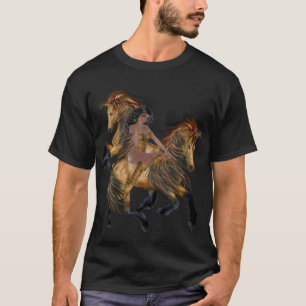 Indiaanse prinses en hengsten Shirt