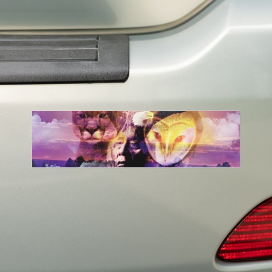 Indiaanse thuiskomst bumpersticker (Op auto)