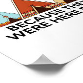 Indiaanse volkerendag waren hier de eerste inheems poster (Hoek)