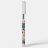 Indiaanse vrouw levendige veren hoofdtooi Case-Mate iPhone case (Achterkant / Rechts)