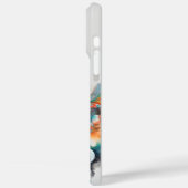 Indiaanse vrouw levendige veren hoofdtooi Case-Mate iPhone case (Achterkant / Links)