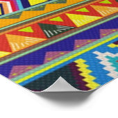 Indiaanse zuidwesten kleurrijk poster (Hoek)