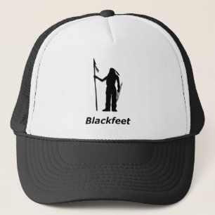 Indiaanse zwartvoeten trucker pet