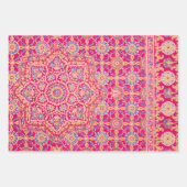  Indiaas borduurpatroon Inpakpapier Vel (Voorkant 3)