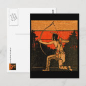 Indiaas Briefkaart (Voorkant / Achterkant)