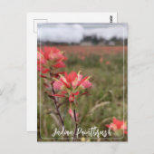 Indiaas Briefkaart voor penseel penseel (Voorkant / Achterkant)