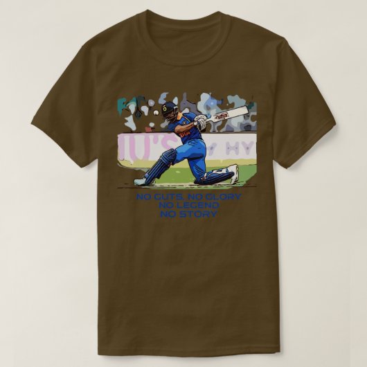 Indiaas cricketteam1 t-shirt (Design voorkant)
