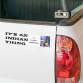 INDIAAS DING-BUMPER BUMPERSTICKER (Op Truck)