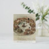 Indiaas dorp Pomeiooc Briefkaart (Staand voorkant)