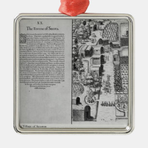 Indiaas dorp Secoton Metalen Ornament