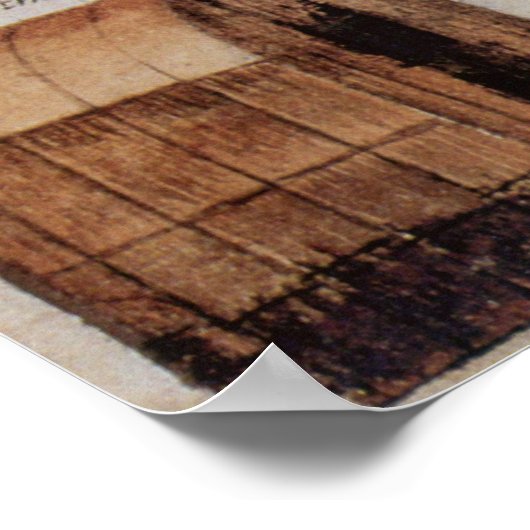 Indiaas dorp Secoton Poster (Hoek)