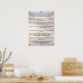 Indiaas gebed-1 poster (Keuken)