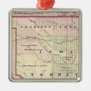 Indiaas gebied 2 metalen ornament