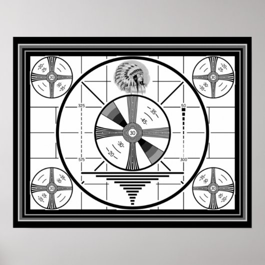 Indiaas hoofdtestpatroon 16 x 20 poster (Voorkant)