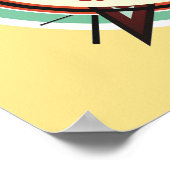 Indiaas hoofdtestpatroon poster (Hoek)