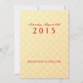 Indiaas huwelijk - Uitnodiging (Achterkant)