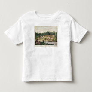 Indiaas kamp op het eiland Quadra Kinder Shirts