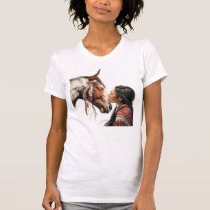 Indiaas koningsmeisje t-shirt