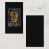 Indiaas meisje Galaxy Howling Wolf Visitekaartje (Voorkant / Achterkant)