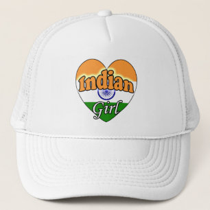 Indiaas meisje trucker pet