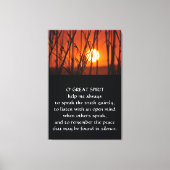 Indiaas nationaal gebed canvas afdruk (Voorkant)